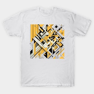 Abstract YelBla1 T-Shirt